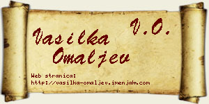 Vasilka Omaljev vizit kartica